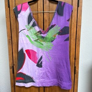 Custo Barcelona tee. Intricate embroidery.